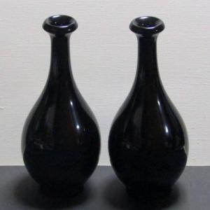 輪島塗 御神酒(おみき) 瓶子 -無地- [黒色]