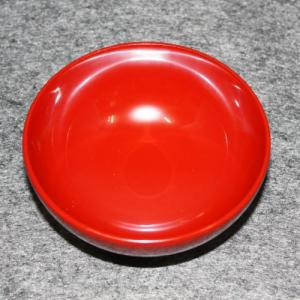 輪島塗 ぐい飲み 丸大形 -無地- [内外朱色]