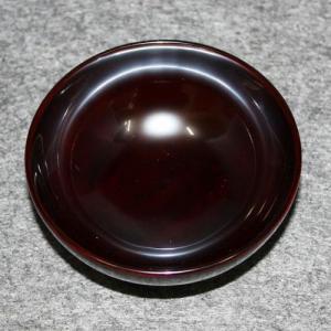 輪島塗 ぐい飲み 丸大形 -無地- [内外黒タメ色]