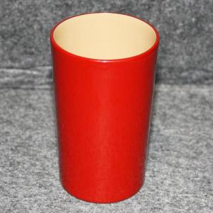 輪島塗 ミニマグカップ -無地- [内面白色/外面朱色]