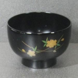 未使用保管品】輪島屋本店 煮物椀 雑煮椀 ５客 13ｃｍ×7ｃｍ※蓋抜-